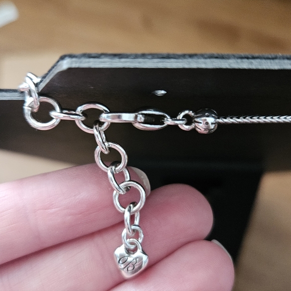 Brighton Silver Floral Necklace And Bracelet - Picture 3 of 4